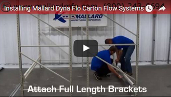 Carton Flow Mounting Brackets Installation Video