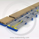 Dual Pallet Separators for Pallet Flow - Mallard Manufacturing