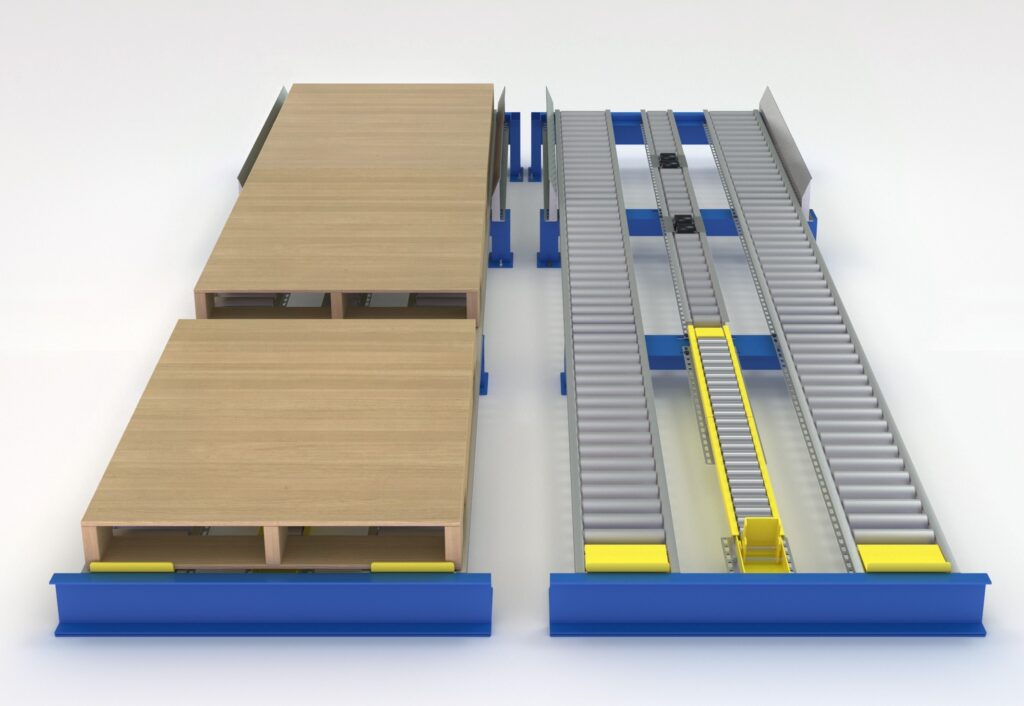Forklift Separator for Pallet Flow Rack - Mallard Manufacturing