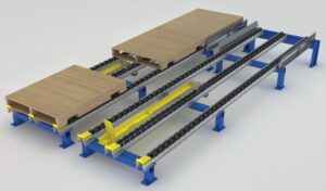 Layer-Pick Separator for Pallet Flow - Mallard Manufacturing
