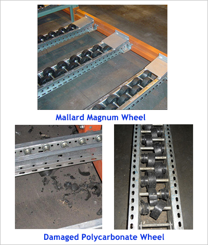 Magnum Wheel Pallet Flow Rack - Mallard Manufacturing