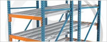Econo-Flo Carton Flow Rack - Mallard Manufacturing