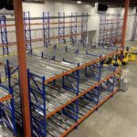 Split Roller Pallet Flow Rack