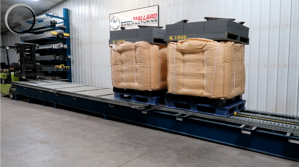 Full Roller Pallet Flow Rack - Mallard Manufacturing