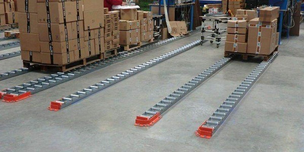 Split-Roller Pallet Flow Rack - Mallard Manufacturing