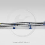 Floor-Mounted Pallet Flow Supports - Mallard Manufacturing