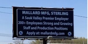 Mallard Employment Sign - Mallard mfg