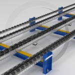 Pallet Flow Guide Illustration - Mallard Mfg