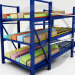 Dyna-Deck Carton Flow Rack - Mallard Manufacturing