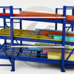 Dyna-Deck Carton Flow Rack - Mallard Manufacturing