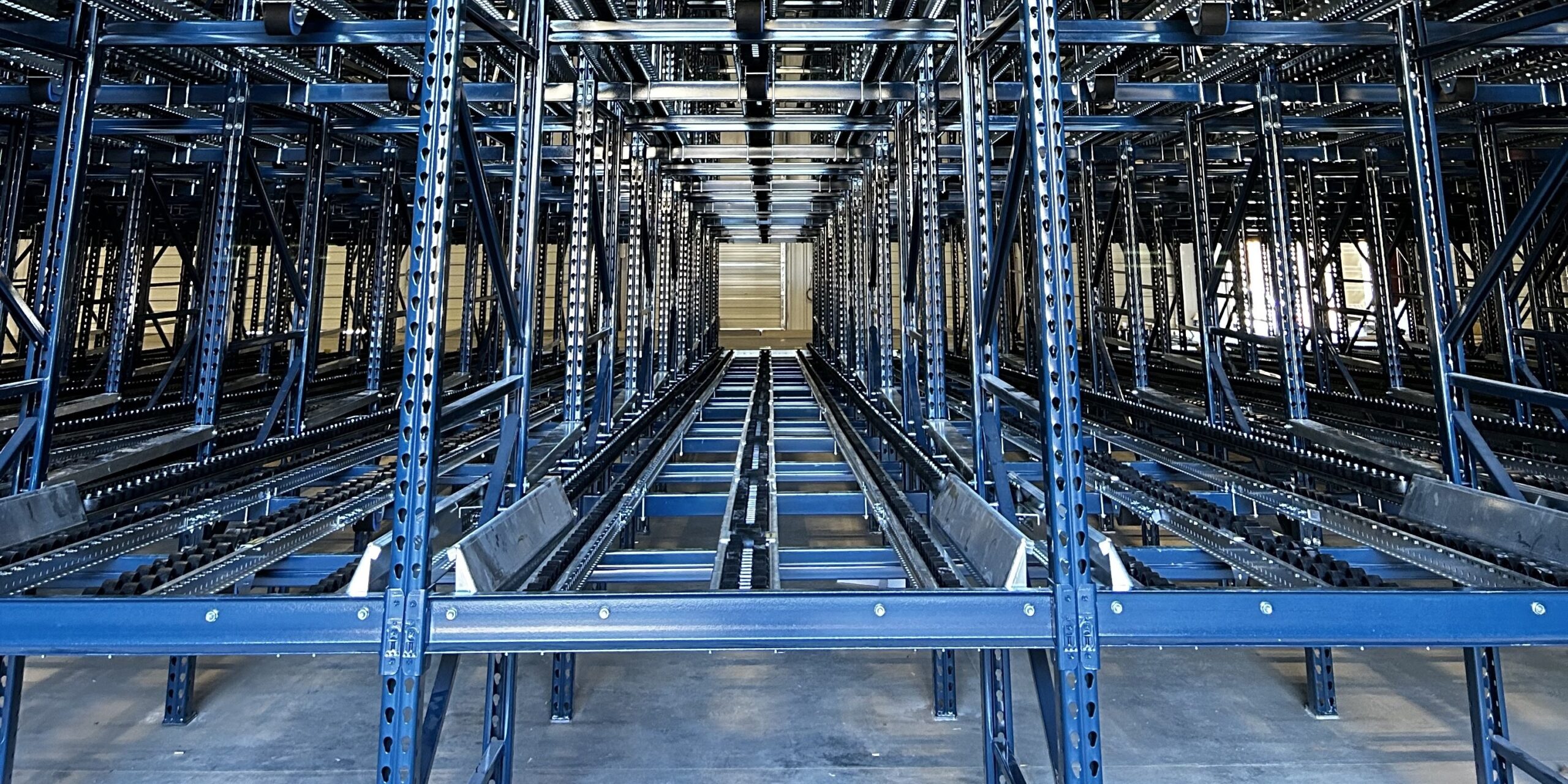 Deep Lane Pallet Flow Rack | Mallard Manufacturing