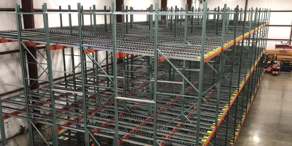 Push-Back Flow Rack Loading & Unloading Steps | Mallard Manufacturing