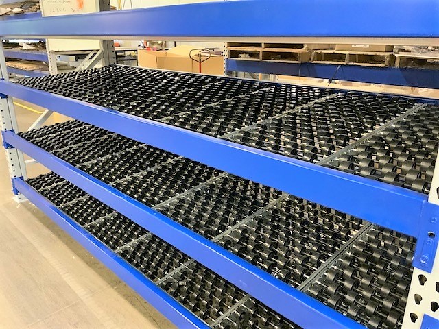 Dyna-Flo HD Carton Flow Rack | Mallard Manufacturing