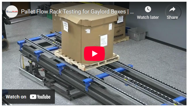 Pallet flow for Gaylord boxes | Mallard Manufacturing
