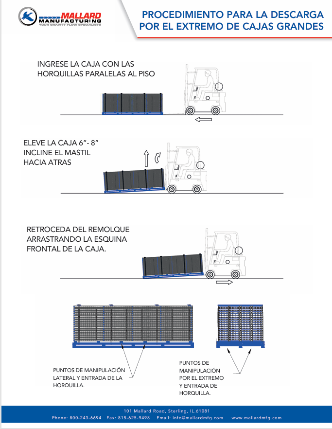 End Loading Crates | Mallard Manufacturing