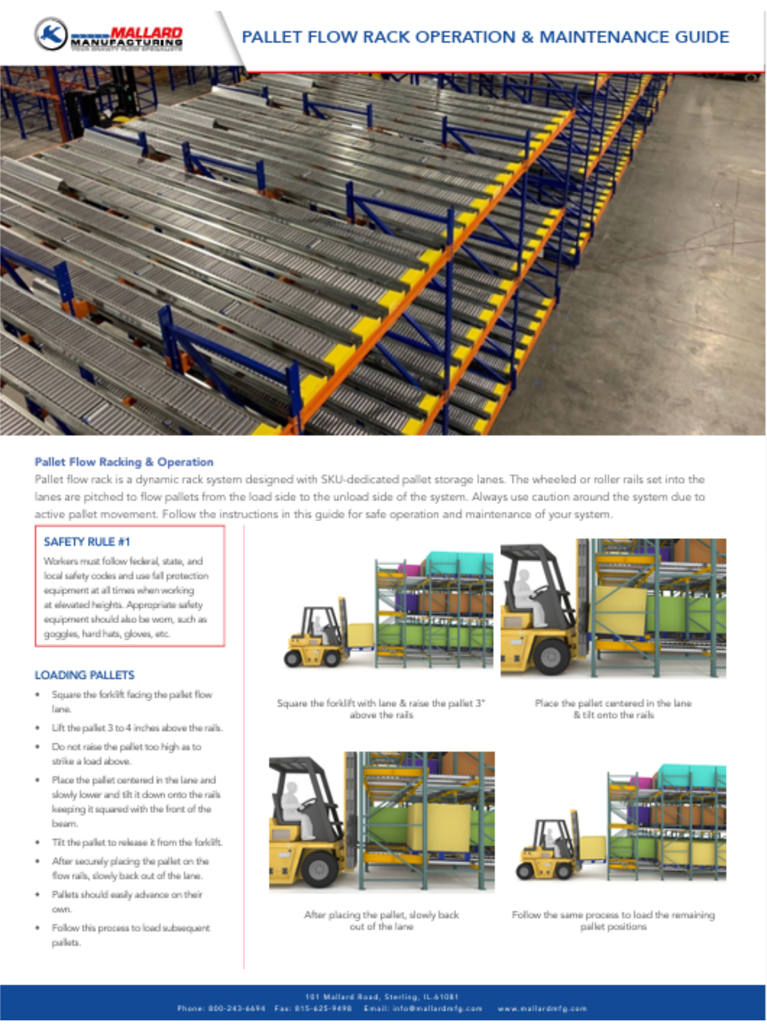 Pallet Flow Operation & Maintenance