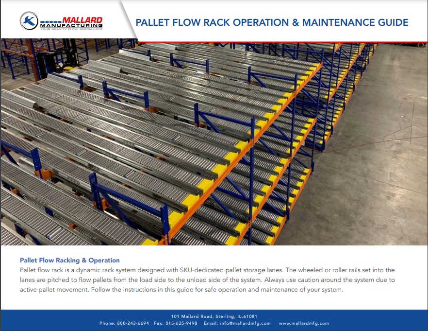 Pallet Flow Rack | Mallard Manufacturing
